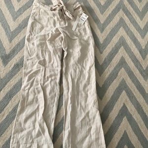 Tan flare pants